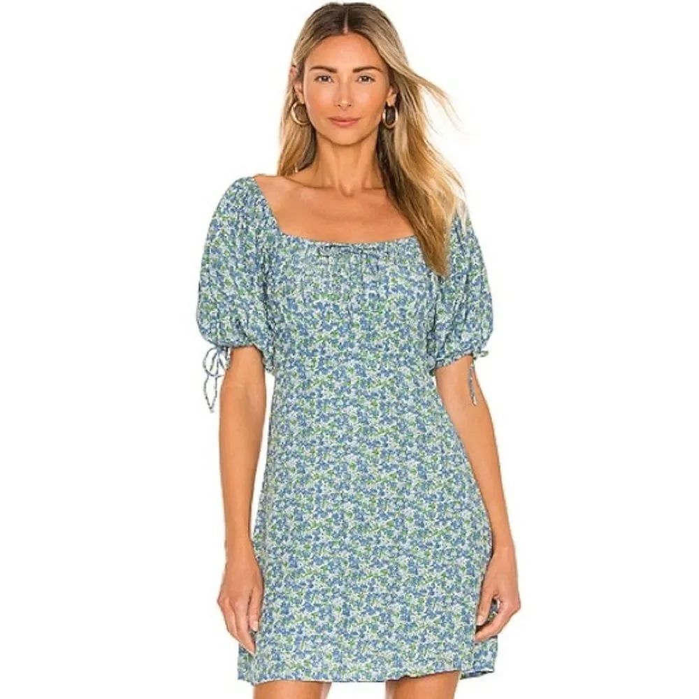 ✨ Faithfull The Brand Mini Dress Thea Pink Floral Luda✨